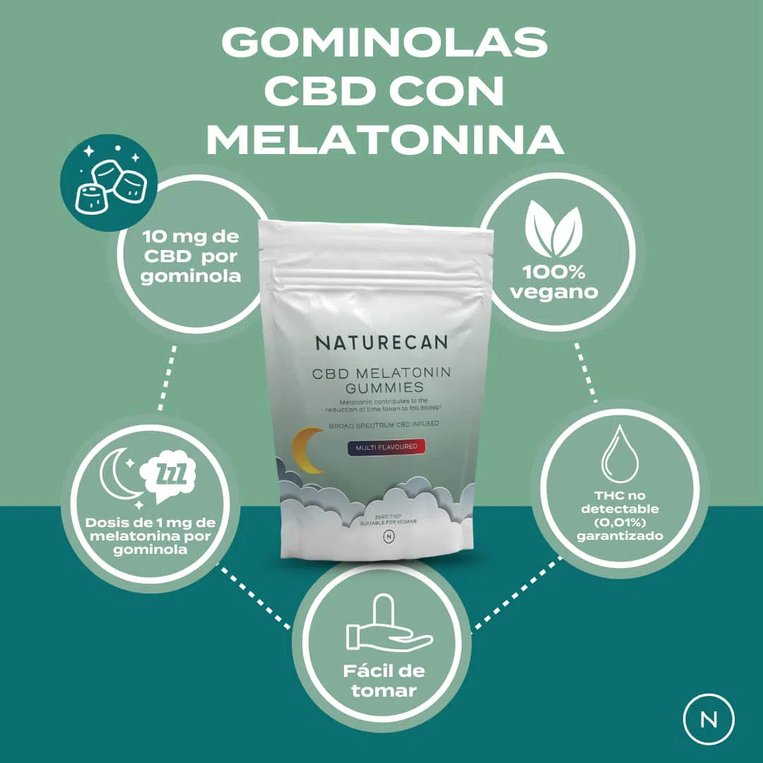 las mejores gominolas de CBD con melatonina para dormir