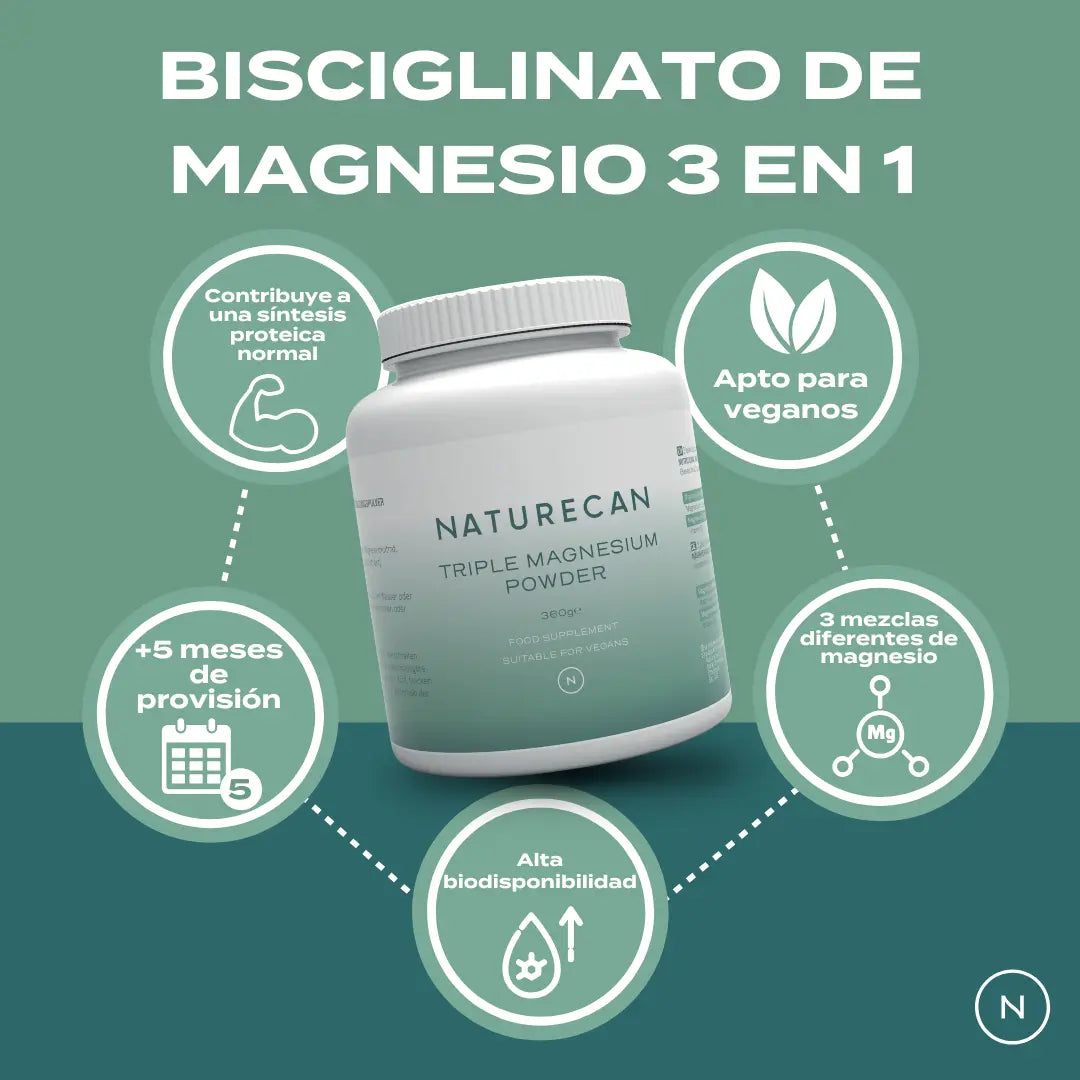 Bisglicinato de Magnesio 3 en 1