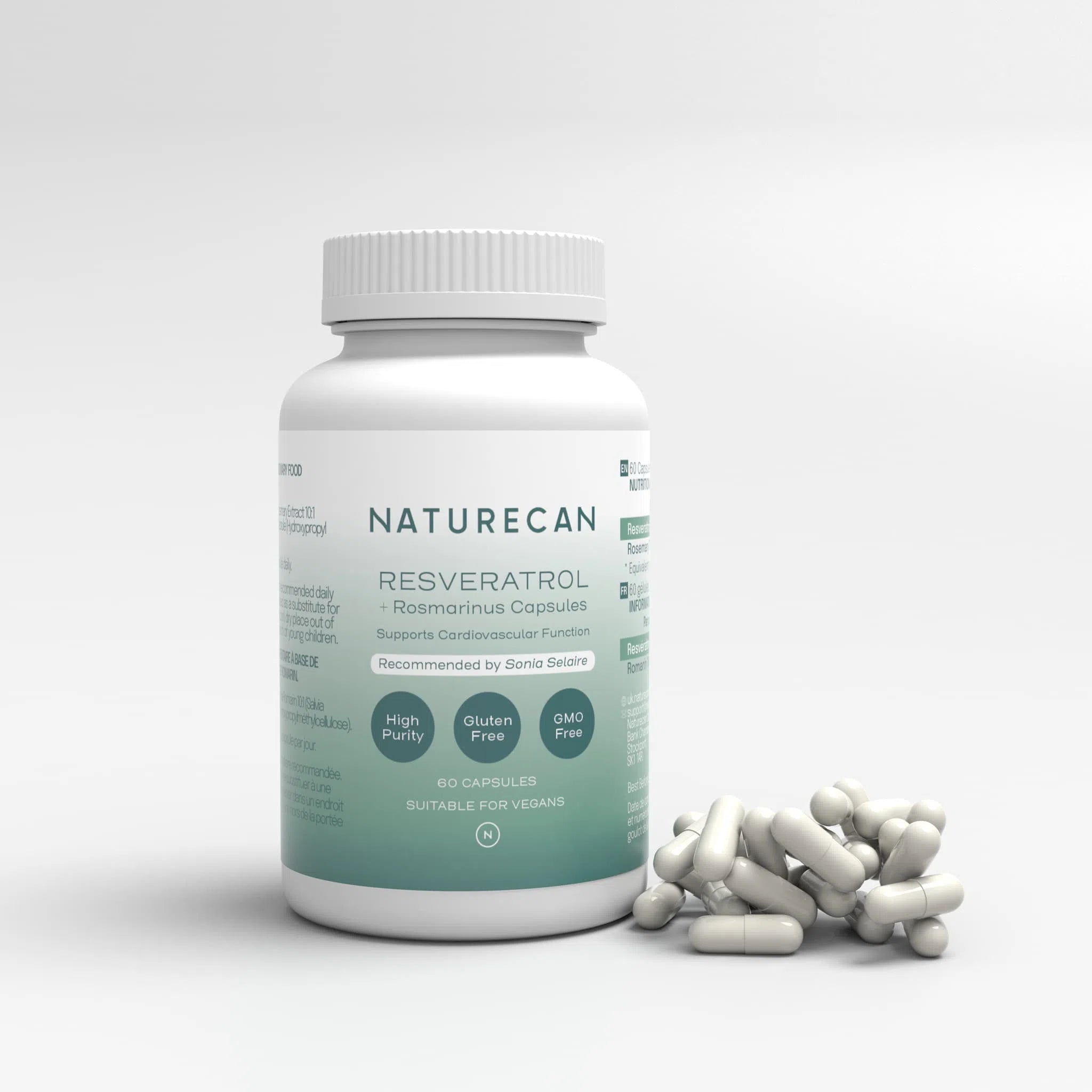 Resveratrol en cápsulas de Naturecan