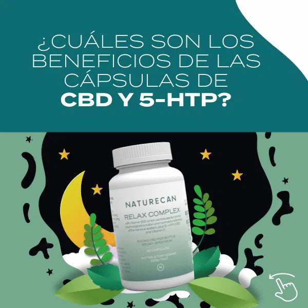 Beneficio de las cápsulas CBD y 5-HTP