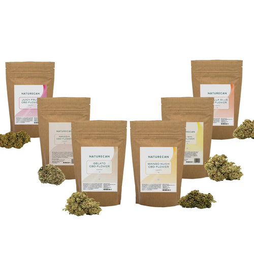 Flores CBD - Pack 6 variedades de cogollos CBD